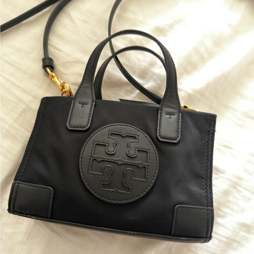 Tory Burch Black Mini Tote Bag